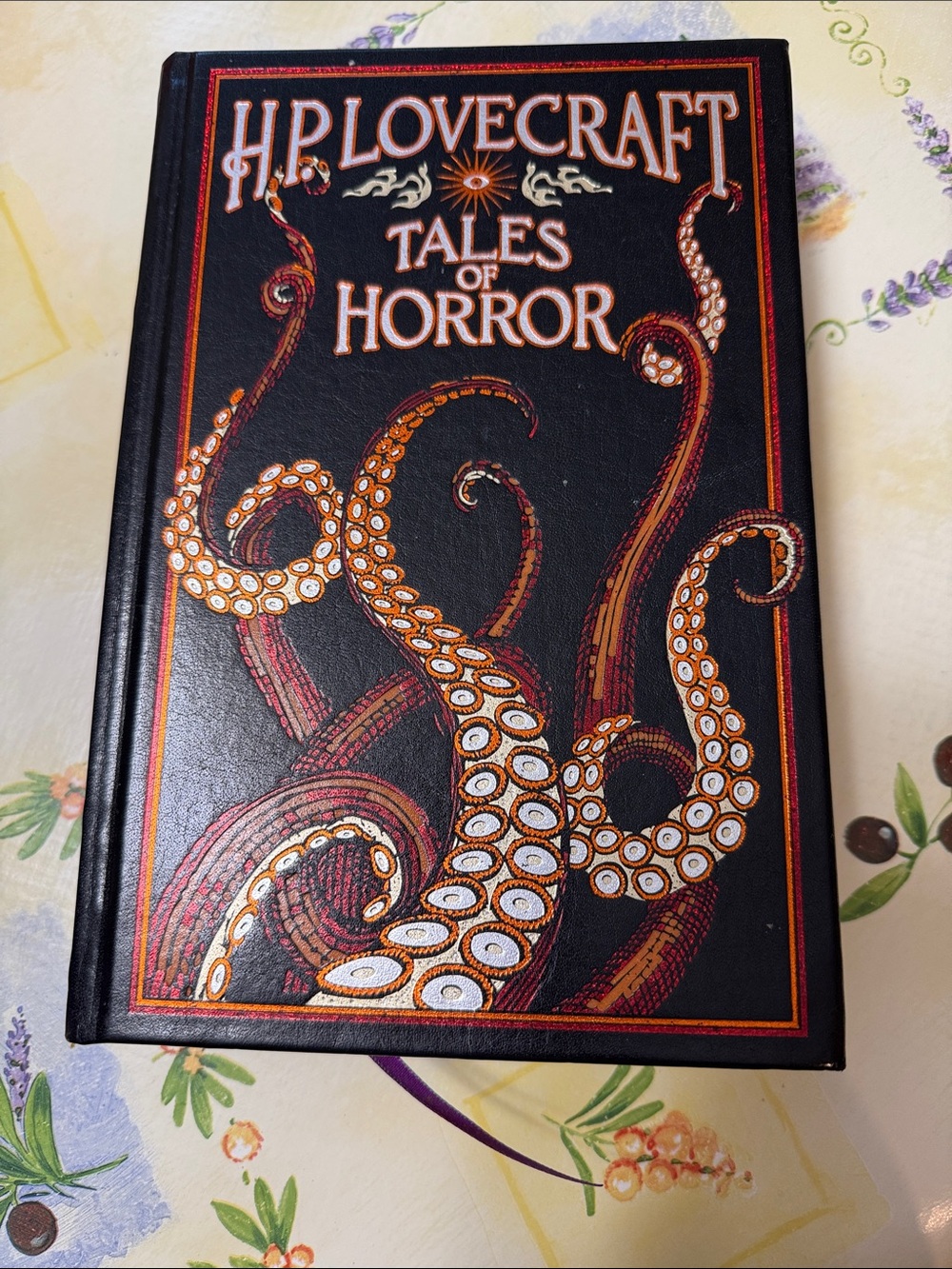 Tales of Horror Hardcover - Black with Orange Tentacle Design